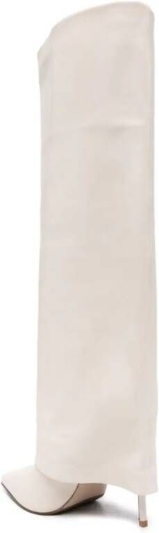 Le Silla Leren knielaarzen Beige