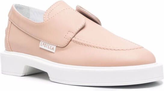 Le Silla Leren loafers Beige