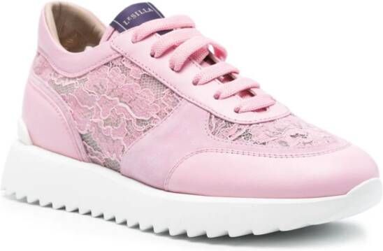 Le Silla Leren sneakers Roze