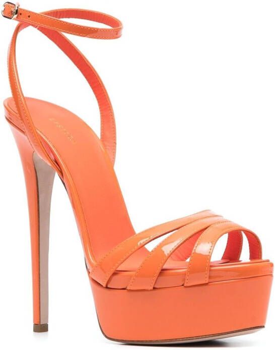 Le Silla Lola sandalen met open neus Oranje