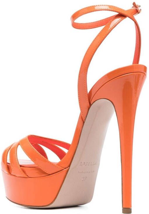 Le Silla Lola sandalen met open neus Oranje