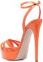 Le Silla Lola sandalen met open neus Oranje - Thumbnail 3