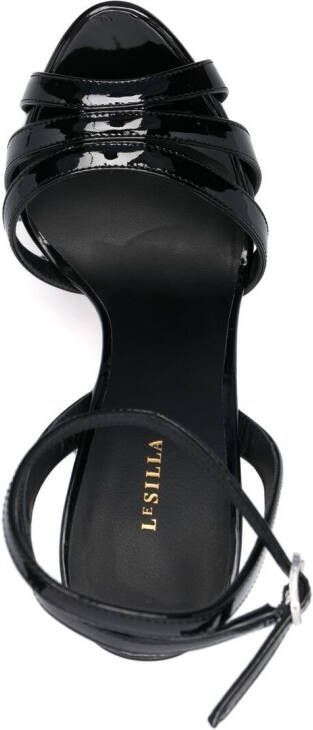 Le Silla Lola sandalen met open neus Zwart