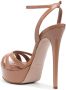 Le Silla Lola sandalen met plateauzool Beige - Thumbnail 3