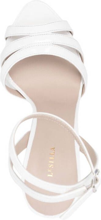 Le Silla Lola sandalen met plateauzool Wit