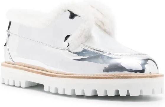 Le Silla Metallic loafers Paars