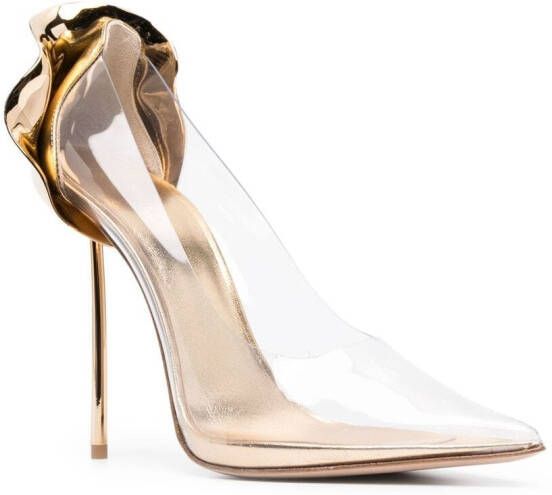 Le Silla Metallic pumps Beige