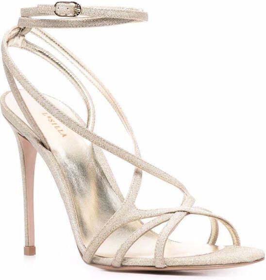 Le Silla Metallic sandalen Goud