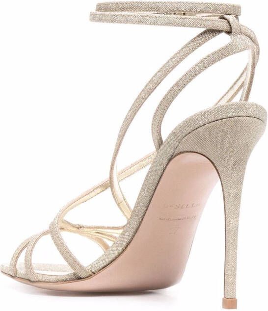 Le Silla Metallic sandalen Goud