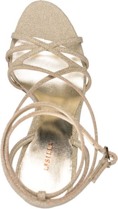 Le Silla Metallic sandalen Goud