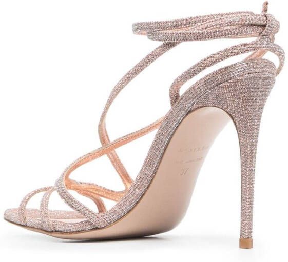 Le Silla Metallic sandalen Roze