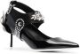 Le Silla Mountain pumps met stirrupdetail Zwart - Thumbnail 2