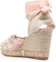 Le Silla Muriel sandalen met sleehak Roze - Thumbnail 3