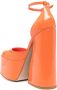 Le Silla Nikki pumps met plateauzool Oranje - Thumbnail 3