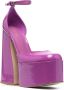 Le Silla Nikki pumps met plateauzool Paars - Thumbnail 2