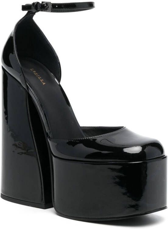 Le Silla Nikki pumps met plateauzool Zwart