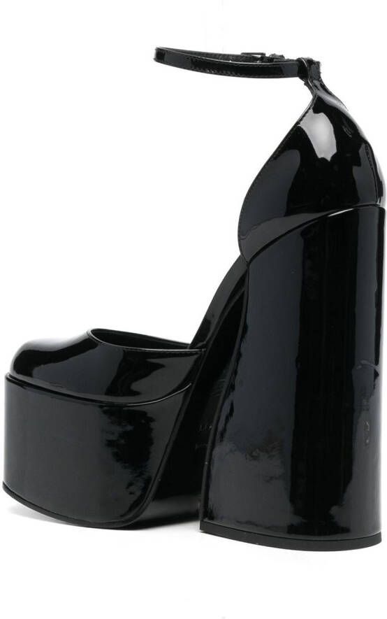 Le Silla Nikki pumps met plateauzool Zwart