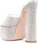 Le Silla Nina sandalen met plateauzool Zilver - Thumbnail 3