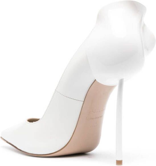 Le Silla Petalo pumps met ruches Wit