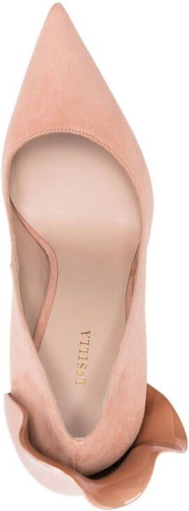 Le Silla Petalo suède pumps Beige