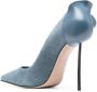 Le Silla Petalo suède pumps Blauw - Thumbnail 3