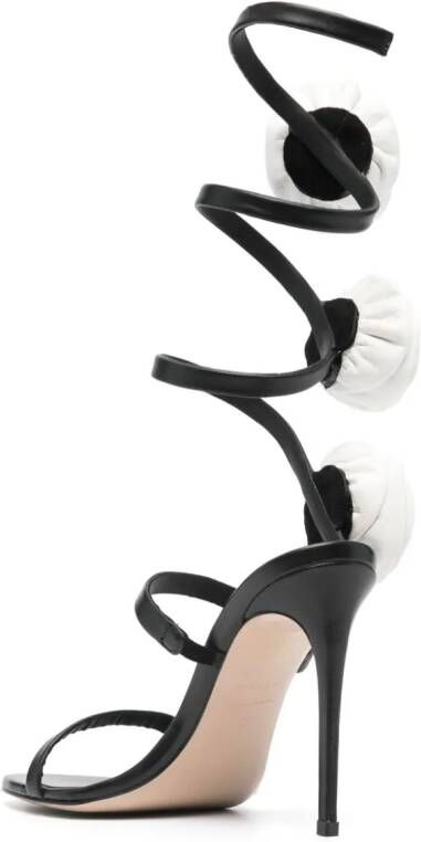 Le Silla Leren sandalen Zwart