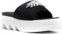 Le Silla Poolside sandalen met chunky zool Zwart - Thumbnail 2