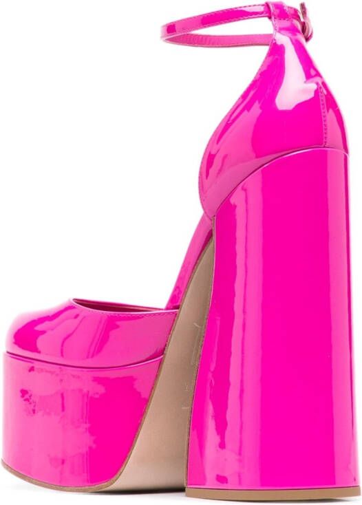 Le Silla Pumps met plateauzool Roze