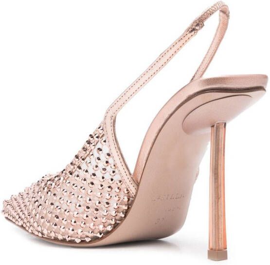 Le Silla Pumps verfraaid met stras Roze