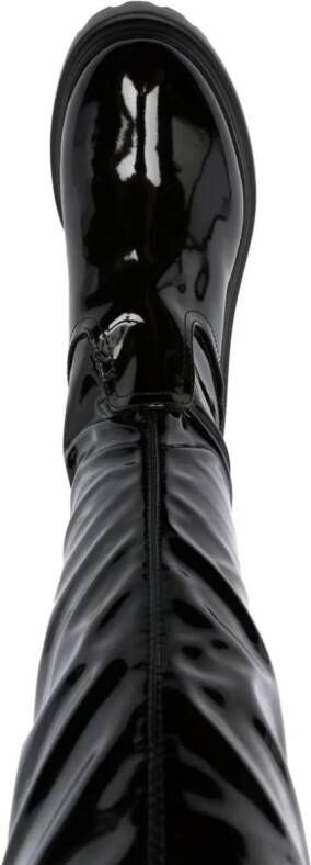 Le Silla Ranger overknee laarzen Zwart