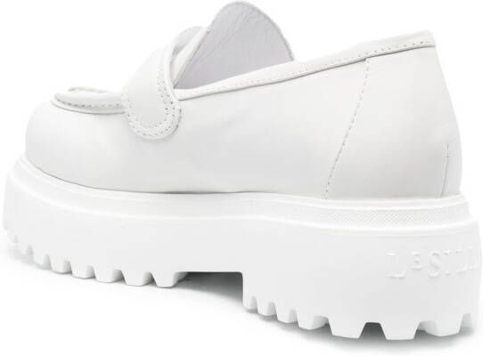 Le Silla Ranger leren loafers Wit