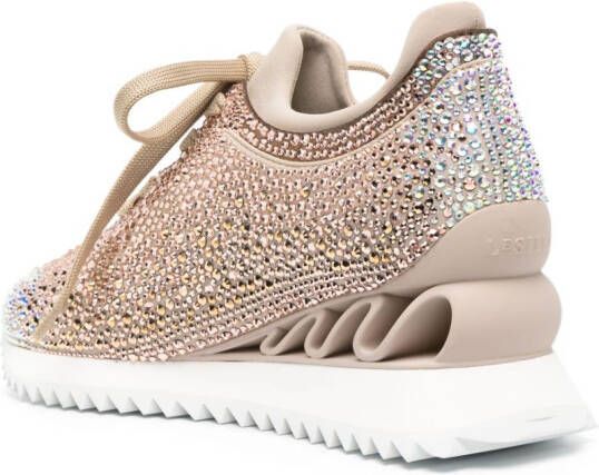 Le Silla Reiko Wave sneakers verfraaid met stras Goud