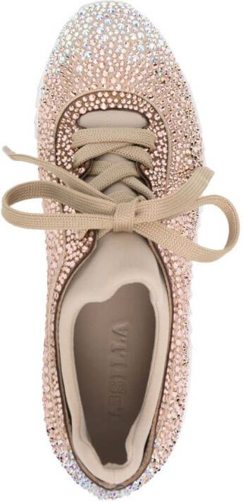 Le Silla Reiko Wave sneakers verfraaid met stras Goud