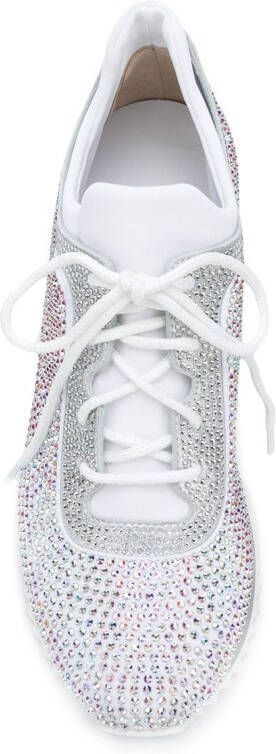 Le Silla Reiko Wave sneakers met sleehak Wit