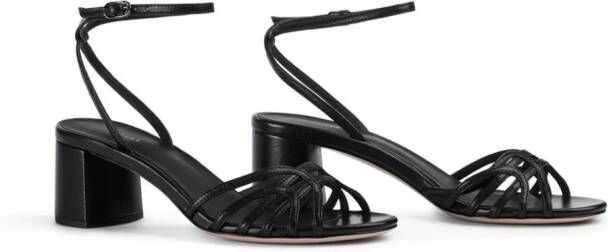 Le Silla Resort sandalen met glitter Zwart