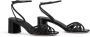 Le Silla Resort sandalen met glitter Zwart - Thumbnail 2