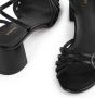 Le Silla Resort sandalen met glitter Zwart - Thumbnail 4