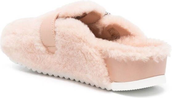 Le Silla Rita slippers verfraaid met gesp Roze