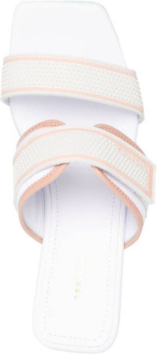 Le Silla Sandalen met klittenband Wit