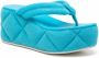 Le Silla Sandalen met plateauzool Blauw - Thumbnail 2