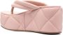 Le Silla Sandalen met plateauzool Roze - Thumbnail 3