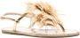 Le Silla Sandalen met roosprint Beige - Thumbnail 2