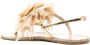 Le Silla Sandalen met roosprint Beige - Thumbnail 3