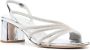 Le Silla Scarlet 60mm leren sandalen Zilver - Thumbnail 2