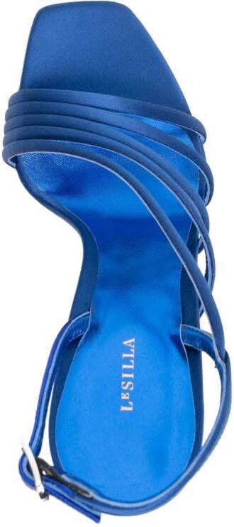 Le Silla Scarlet sandalen met plateauzool Blauw