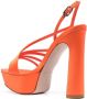 Le Silla Scarlet sandalen met plateauzool Oranje - Thumbnail 3
