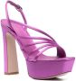 Le Silla Scarlet sandalen met plateauzool Paars - Thumbnail 2