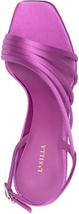 Le Silla Scarlet sandalen met plateauzool Paars