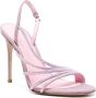 Le Silla Scarlet sandalen verfraaid met stras Roze - Thumbnail 2