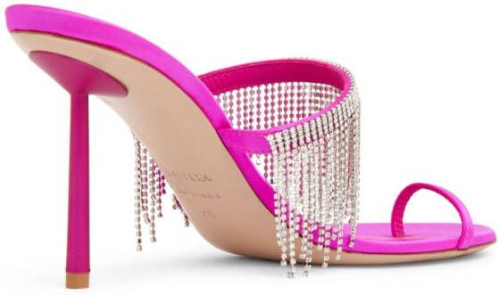 Le Silla The Jewels sandalen met franje Roze